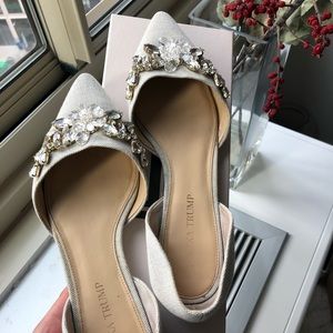 Glam grey flats